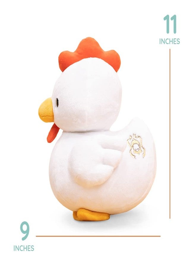 Bellzi Hen Cute Stuffed Animal Plush Toy - Adorable Soft Chicken Rooster Toy Plushies and Gifts - Perfect Present for Kids, Babies, Toddlers - Heni - Image 2